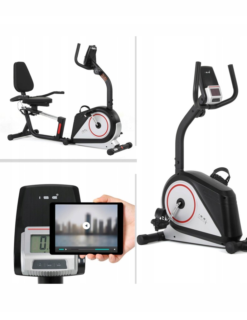 Rowerek Poziomy ISE SY-6826 Ergometer - obrazek 8